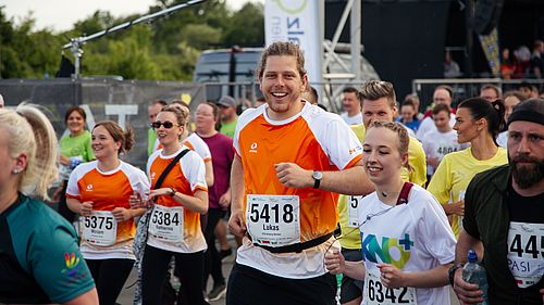 Das Gemeinschaftsgefühl stand beim Nofi-Lauf im Mittelpunkt