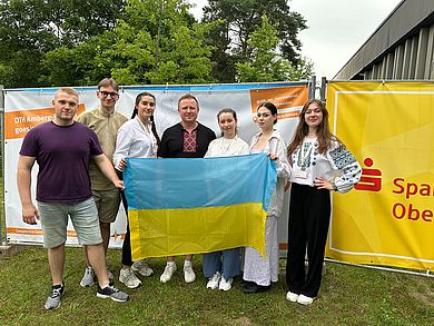 Auch die Ukraine war am International Day an der OTH Amberg-Weiden vertreten