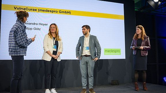 Die OTH AW-Ausgründung medespro gehörte zu einem von 21 Preisträgern des bundesweiten Gründungswettbewerbs