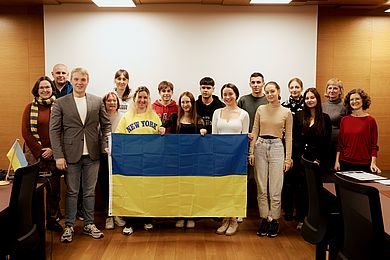 Die ukrainischen Studierenden der OTH Amberg-Weiden, der Studien und Career Service, das KOMO und da International Office organisierten die Infoveranstaltungen gemeinsam