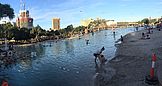 Strand mitten in Brisbane