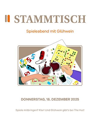 Werbeplakat Stammtisch Werbeplakat