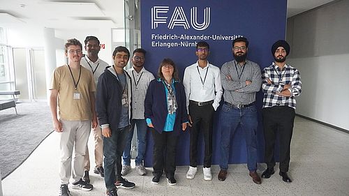 Sieben Studierende besuchten gemeinsam mit Prof. Dr. Tatyana Ivanovska den International Scientific Workshop on AI in Healthcare – Baiosphere Medical 2026 in Erlangen